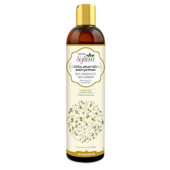 Softem - Argan Yağlı Saç Bakım Şampuanı 400 ml.