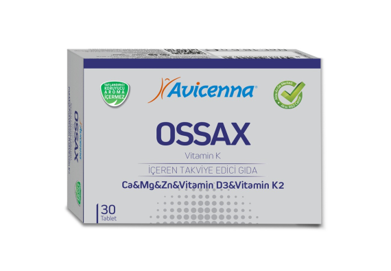 AVİCENNA - Avicenna Ossax Vitamin K 30 Tablet