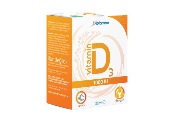 AVİCENNA - Avicenna Vitamin D3 1000 IU