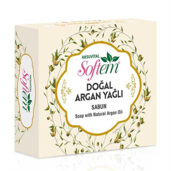 Softem - Doğal Argan Yağlı Sabun 130 gr.