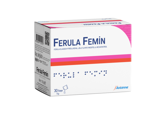 AVİCENNA - Ferula Femin Çakşırotu Ekstresi & Arı Sütü & miyoinositol & resveratrol İçeren Takviye Edici Gıda