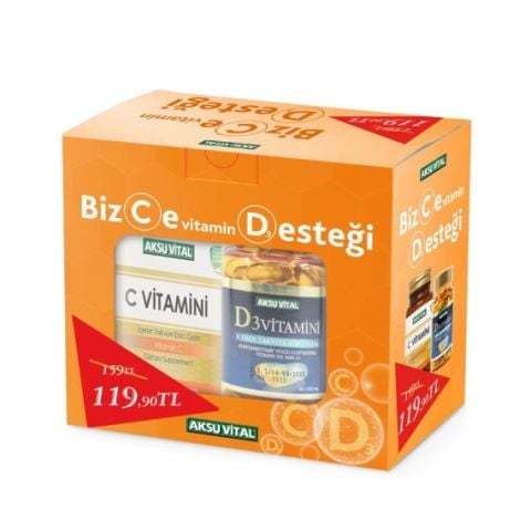 C ve D3 Vitamin Seti - BizCe vitamin Desteği