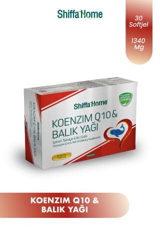 Shiffa Home Koenzim Q10 & Balık Yağı 30 Softjel -1340 mg