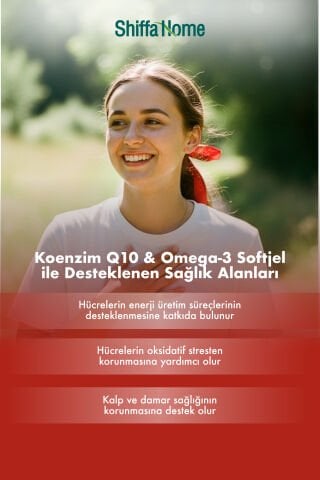 Shiffa Home Koenzim Q10 & Balık Yağı 30 Softjel -1340 mg