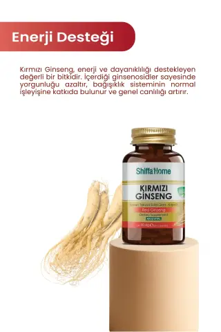 Shiffa Home Kırmızı Ginseng 60 Kapsül