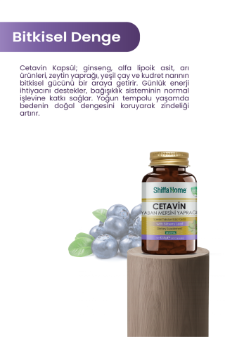 Cetavin Yaban Mersini Yaprağı - 60 Kapsül