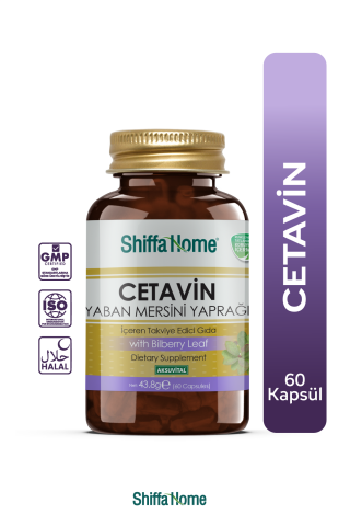 Shiffa Home Cetavin Yaban Mersini Yaprağı - 60 Kapsül