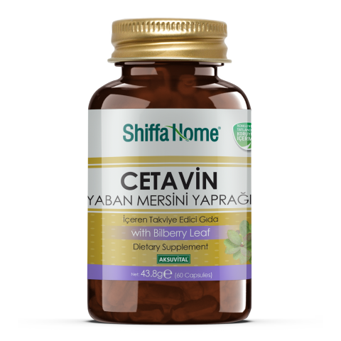 Cetavin Yaban Mersini Yaprağı - 60 Kapsül