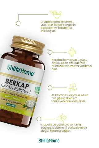 Shiffa Home Berkap Civan Perçemi - 60 Kapsül