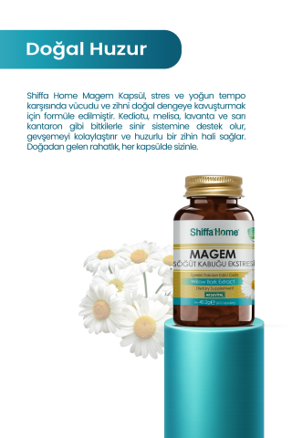 Shiffa Home Magem Söğüt Kabuğu Ekstresi 60 Kapsül