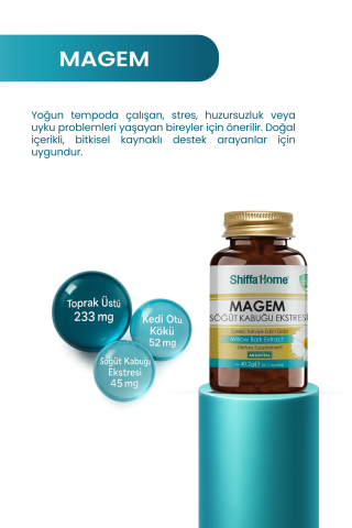 Magem Söğüt Kabuğu Ekstresi 60 Kapsül