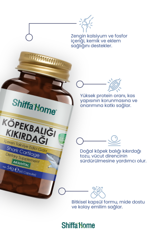 Köpekbalığı Kıkırdağı 60 Kapsül