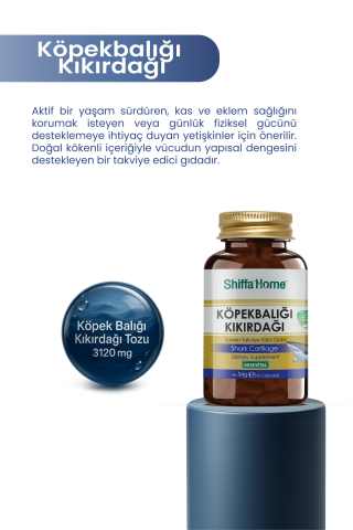 Köpekbalığı Kıkırdağı 60 Kapsül