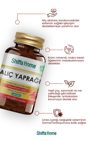 Shiffa Home Alıç Yaprağı 60 Kapsül