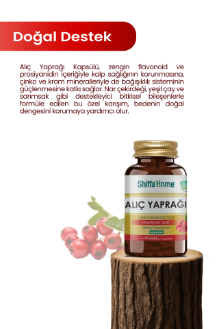 Shiffa Home Alıç Yaprağı 60 Kapsül