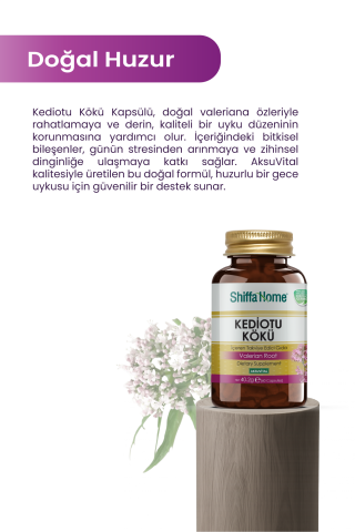Shiffa Home Kediotu Kökü 60 Kapsül