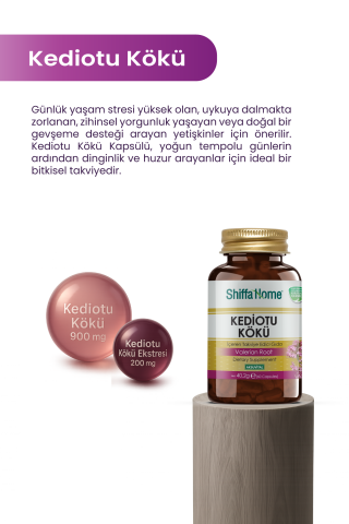 Shiffa Home Kediotu Kökü 60 Kapsül