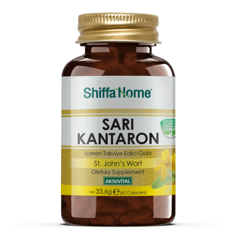 Shiffa Home Sarı Kantaron 60 Kapsül