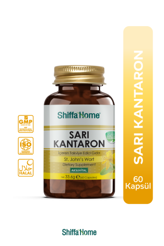 Shiffa Home Sarı Kantaron 60 Kapsül