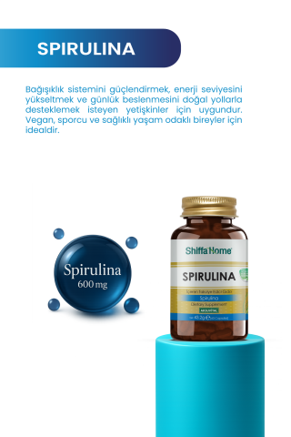 Shiffa Home Spirulina 60 Kapsül