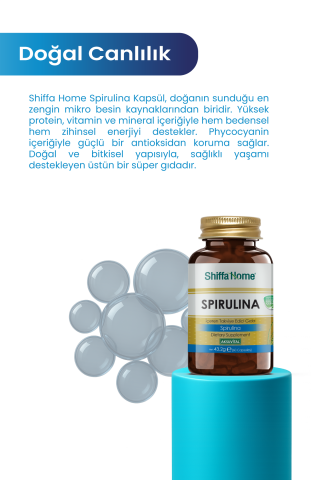 Shiffa Home Spirulina 60 Kapsül