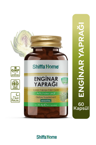 Shiffa Home Enginar Yaprağı 60 Kapsül