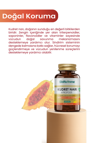 Shiffa Home Kudret Narı Propolisli 60 Kapsül