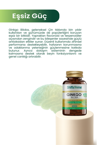 Shiffa Home Ginkgo Biloba 60 Kapsül