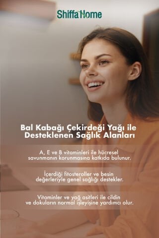 Shiffa Home Bal Kabağı Çekirdeği Yağı 100 Softjel