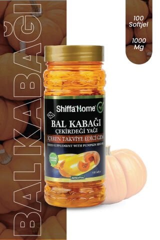 Shiffa Home Bal Kabağı Çekirdeği Yağı 100 Softjel