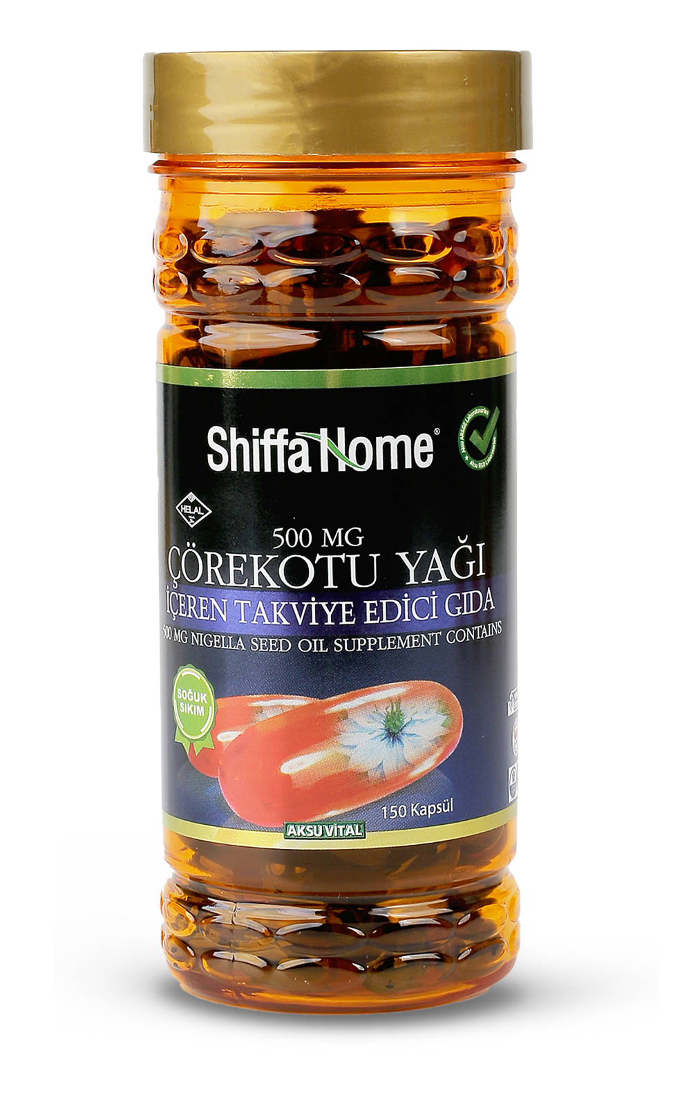 Shiffa Home Çörekotu Yağı 500mg 150 Softjel