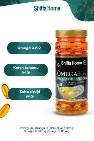 Shiffa Home Omega 3 6 9 100 Softjel