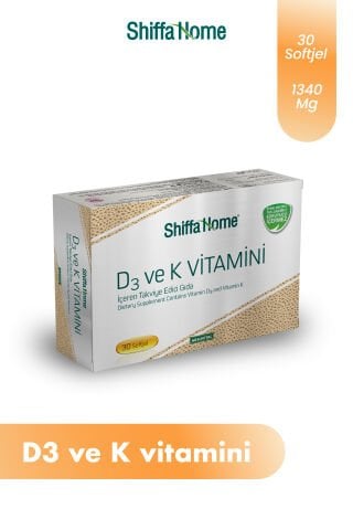 D3 ve K2 Vitamini 1340 mg Softjel