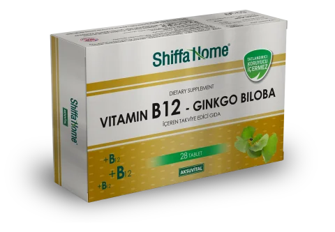 Shiffa Home Vitamin B12 Ginkgo Biloba 28 Tablet