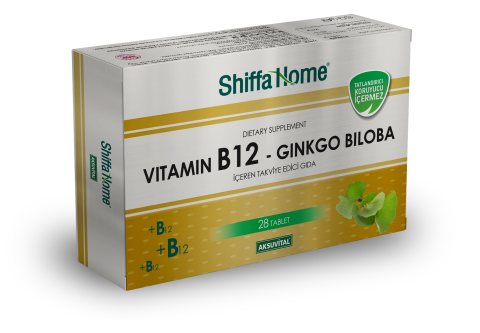 Shiffa Home Vitamin B12 Ginkgo Biloba 28 Tablet