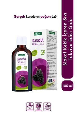 Aksuvital Karadut Özü 100ml