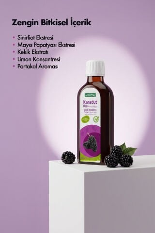 Aksuvital Karadut Özü 100ml