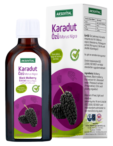 Aksuvital Karadut Özü 100ml