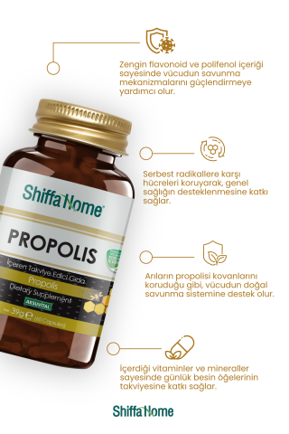 Shiffa Home Propolis 60 Kapsül