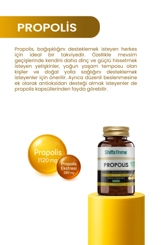 Shiffa Home Propolis 60 Kapsül