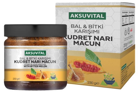 Aksuvital Bal Bitki Karışımı Kudret Narı Macunu 230g