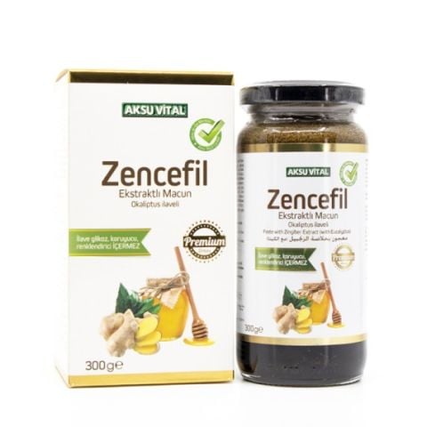 Aksuvital Okaliptus İlaveli Zencefil Ekstraktlı Macun 300g
