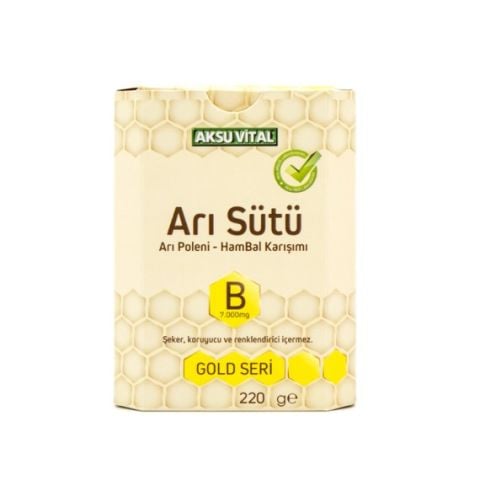 Aksuvital Arı Sütü Bal Polen (B) 7.000 Mg - Çocuk