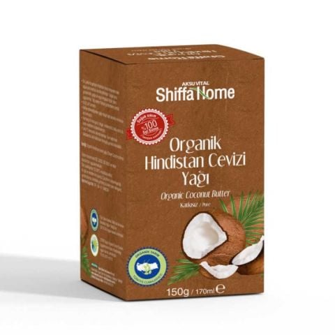 Organik Katı Hindistan Cevizi Yağı 150 gr.