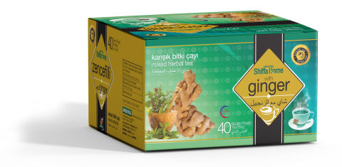 Zencefilli Karışık Bitki Çayı 40 Adet