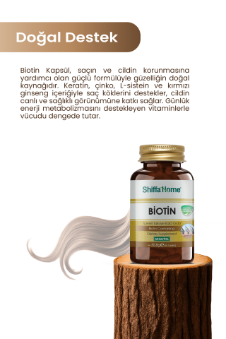 Shiffa Home Biotin 60 Tablet - 847 mg