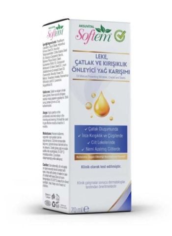 Softem Leke Çatlak Kırışıklık Önleyici Yağ Karışımı 70ml