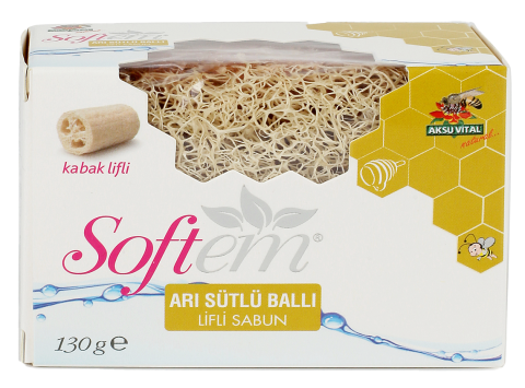 Softem Arı Sütlü Ballı Lifli Sabun 130g