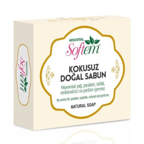 Softem Doğal Kokusuz Sabun 130g