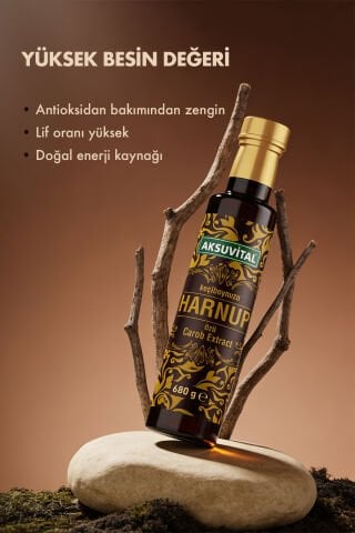 Aksuvital Keçiboynuzu Harnup Özü 680g